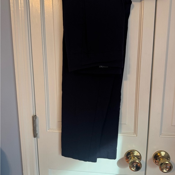 Navy Pants with Silver Studs. Like New. Ankle Capris. - Picture 10 of 10